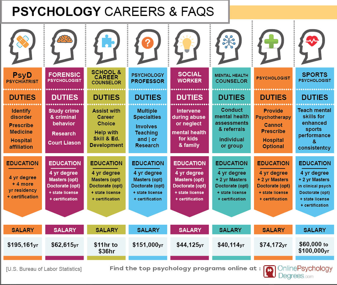 Psychology Careers: What Jobs Can You Do With Which Degree?