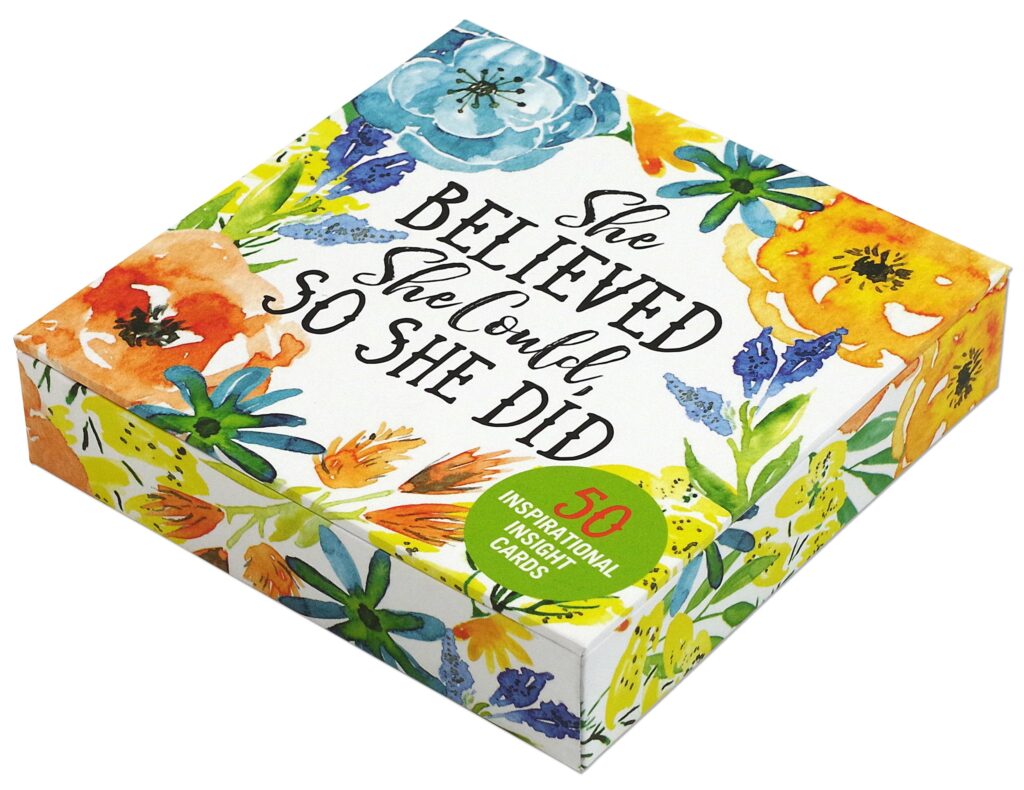 She Believed She Could, So She Did Insight Cards (Deck of 50 Empowering Inspirational Cards)