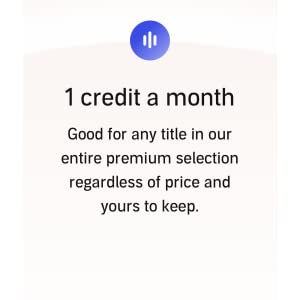 1 credit a month