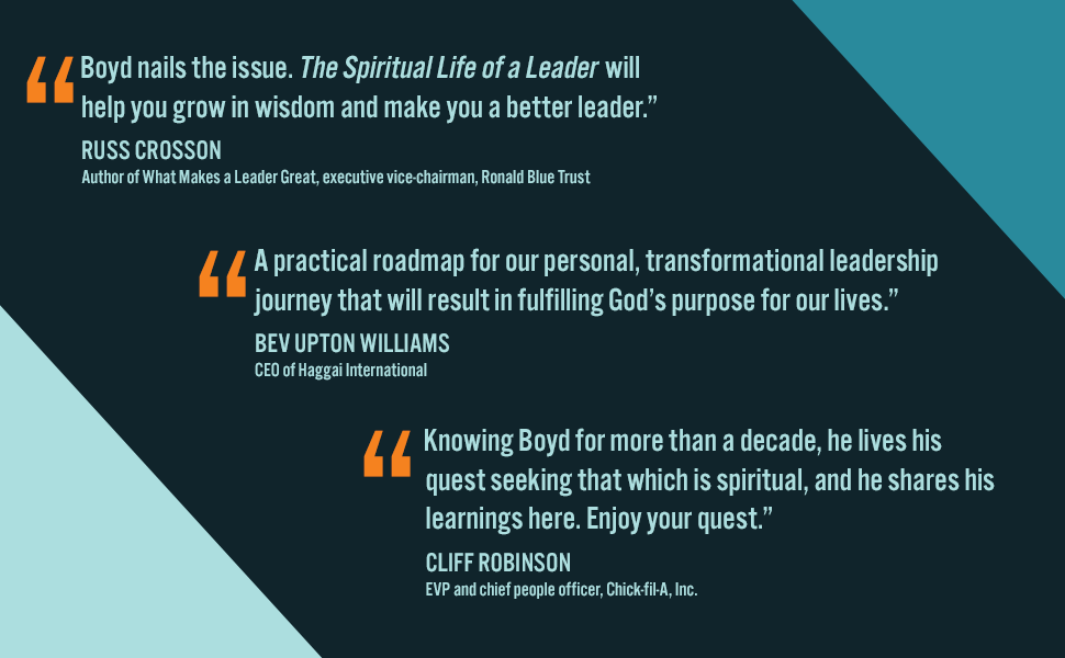 Endorsements for Spiritual Life of a Leader 
