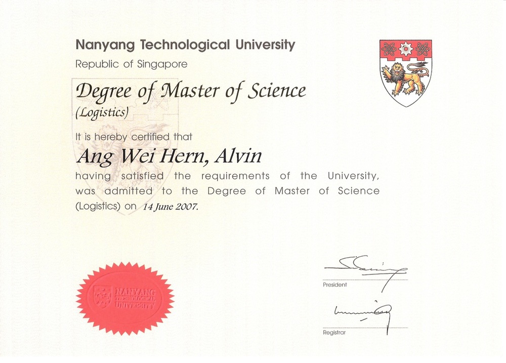 ntu master dissertation