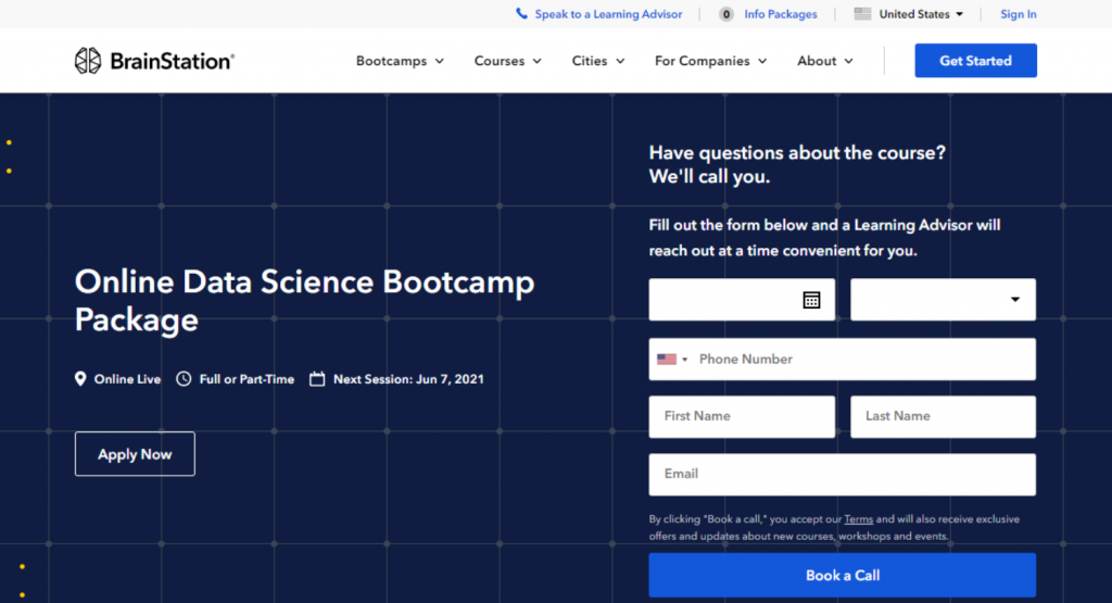 Online Data Science Bootcamp BrainStation
