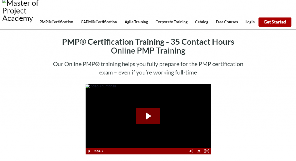 PMP® Project Management Professional Certification Training by Master of Project Academy