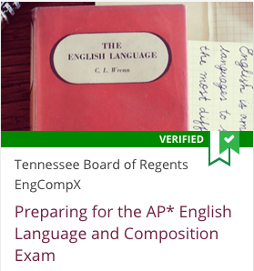 Link to Preparing for the AP English Language and Composition Exam from Tennessee Board of Regents