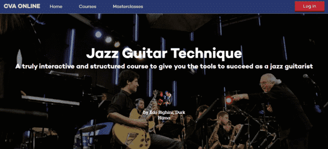 cvaonline learn jazz guitar lessons online