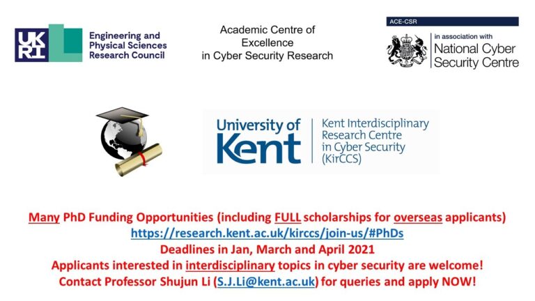 phd cyber security distance learning uk