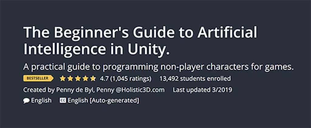 The Beginner's Guide to Artificial Intelligence in Unity (Udemy)